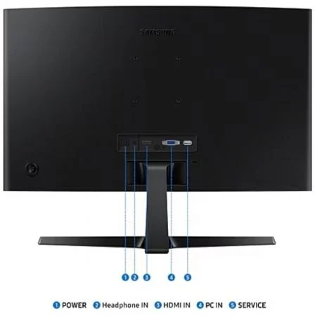 Samsung Monitor Curvo Essential S3 S24D366GAU 24 pulg Full HD 100Hz Negro Samsung Monitor Curvo Essential S3 S24D366GAU 24 pulg Full HD 100Hz Negro